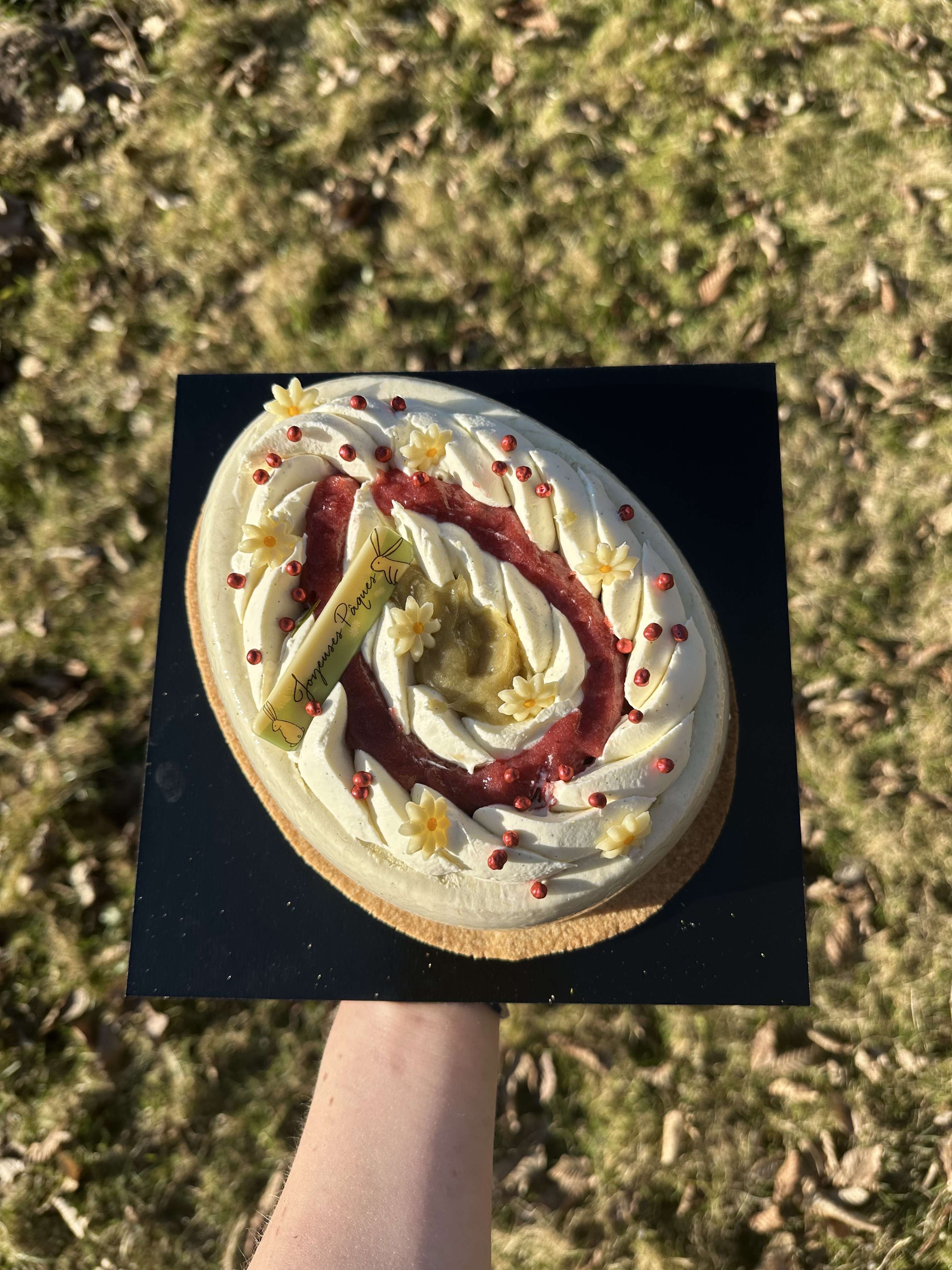 photo L'Oeuf Rhubarbe/Vanille