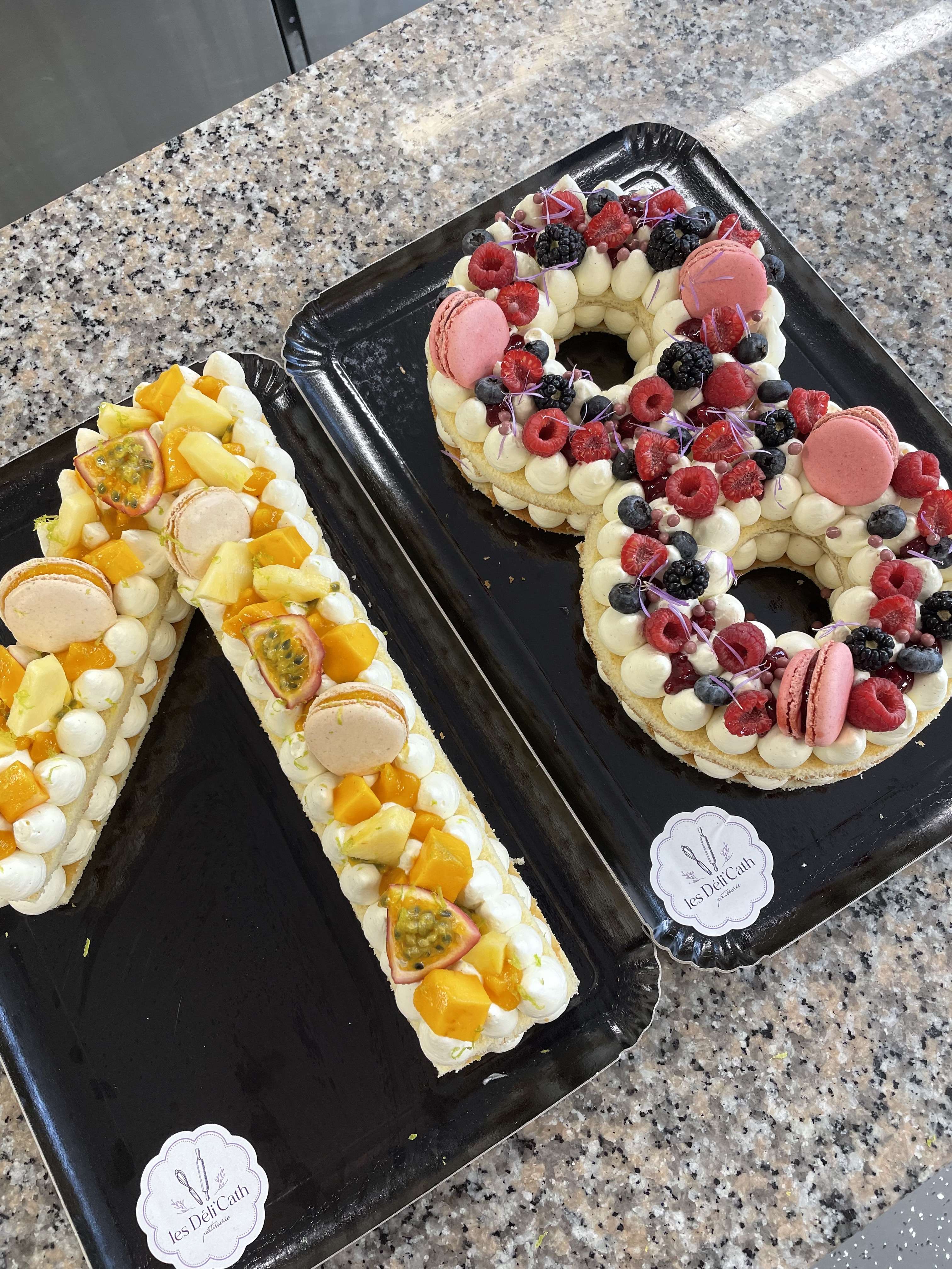 photo Number cake (ou letter cake)