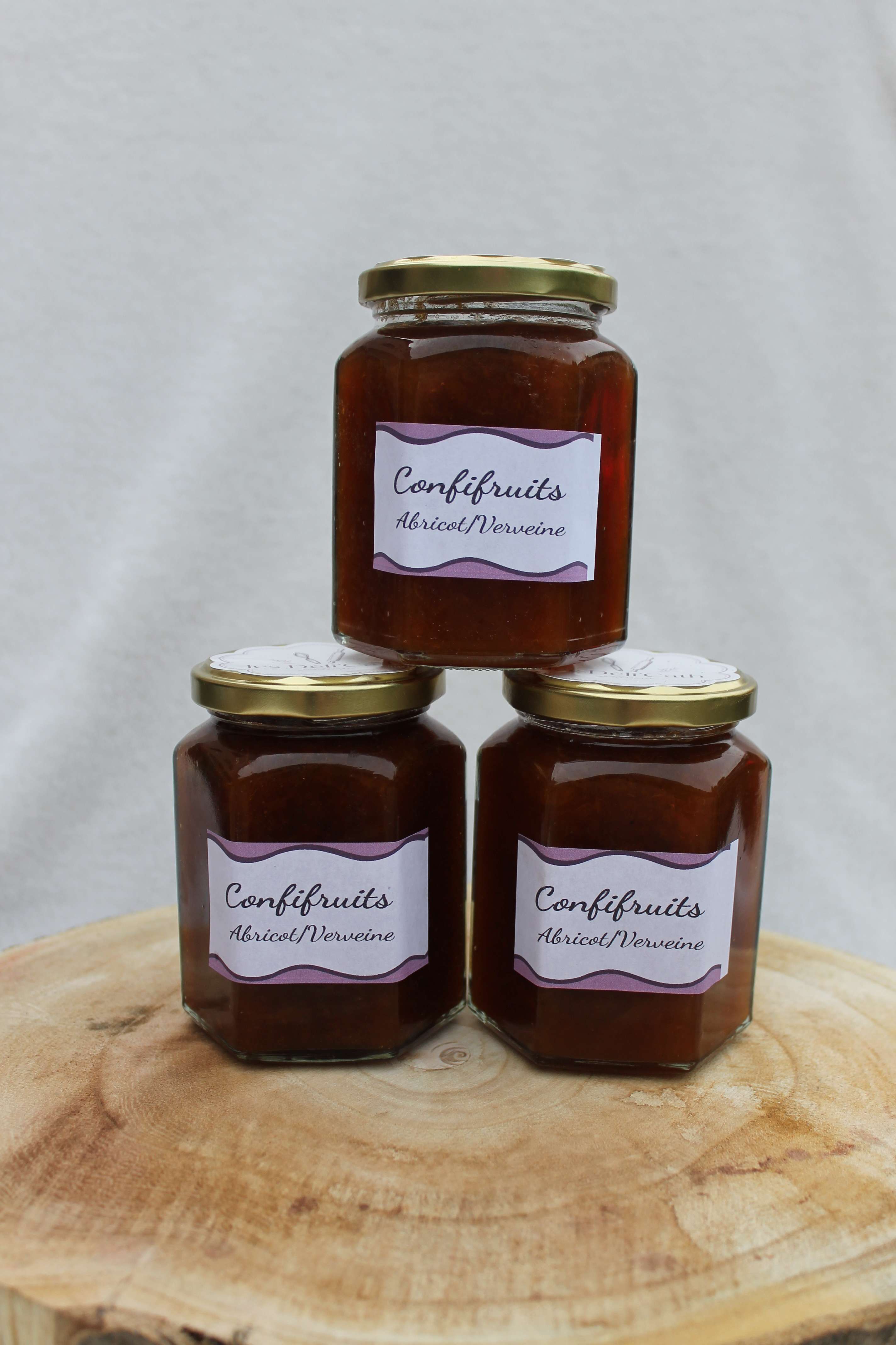 photo Confiture abricot verveine