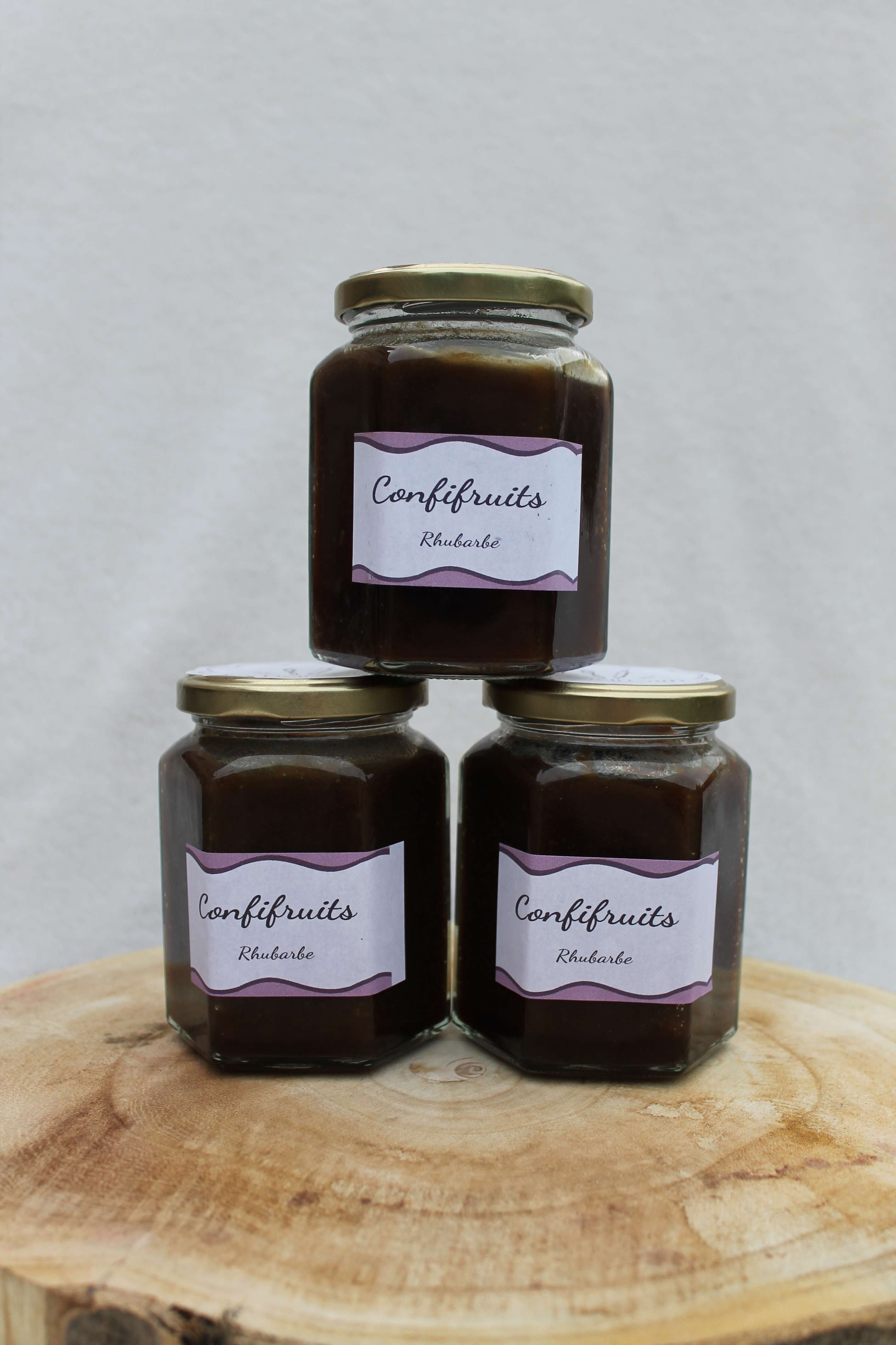 photo Confiture rhubarbe