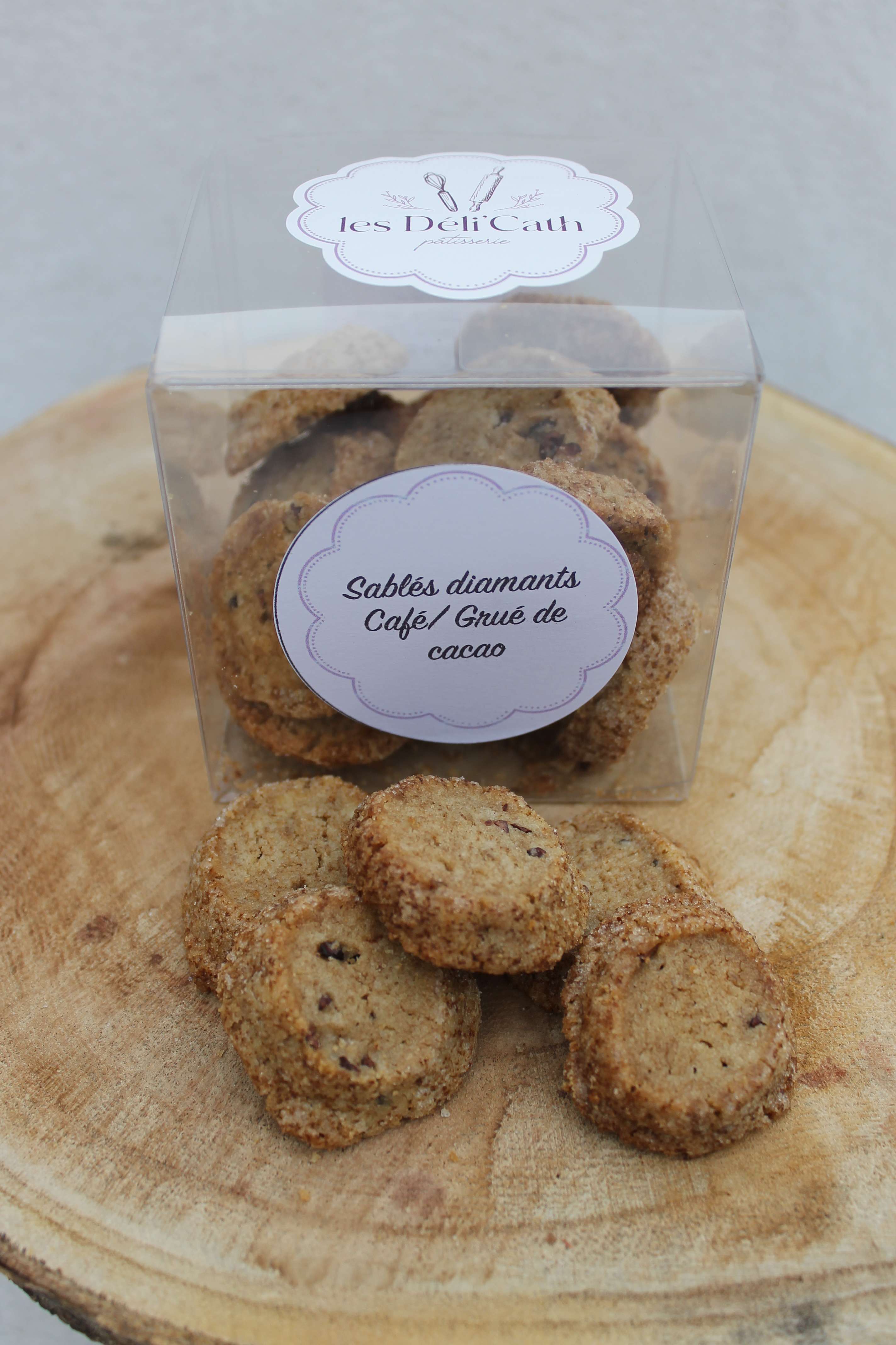 photo Sablés diamants café/grué de cacao