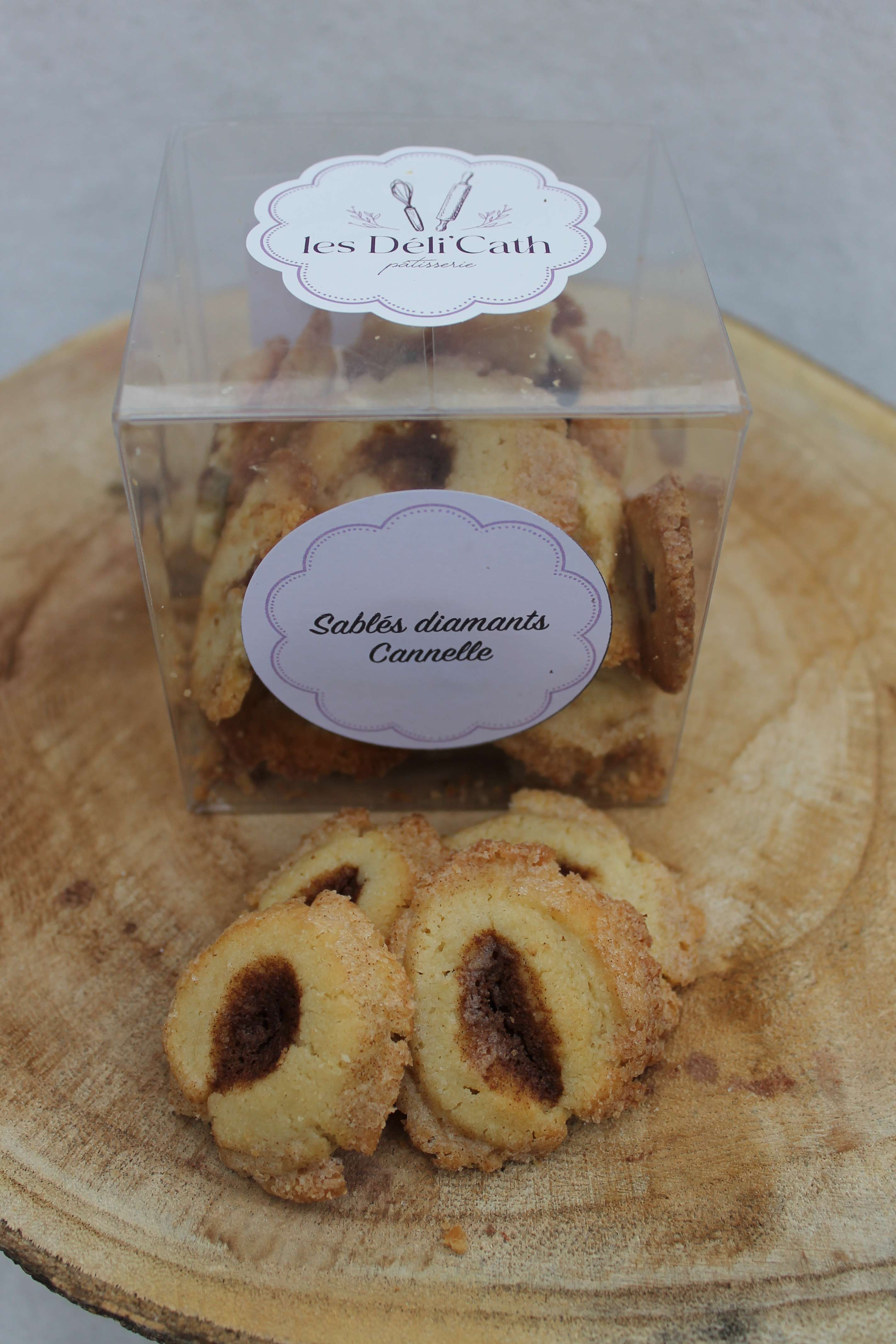 photo Sablés diamants cannelle