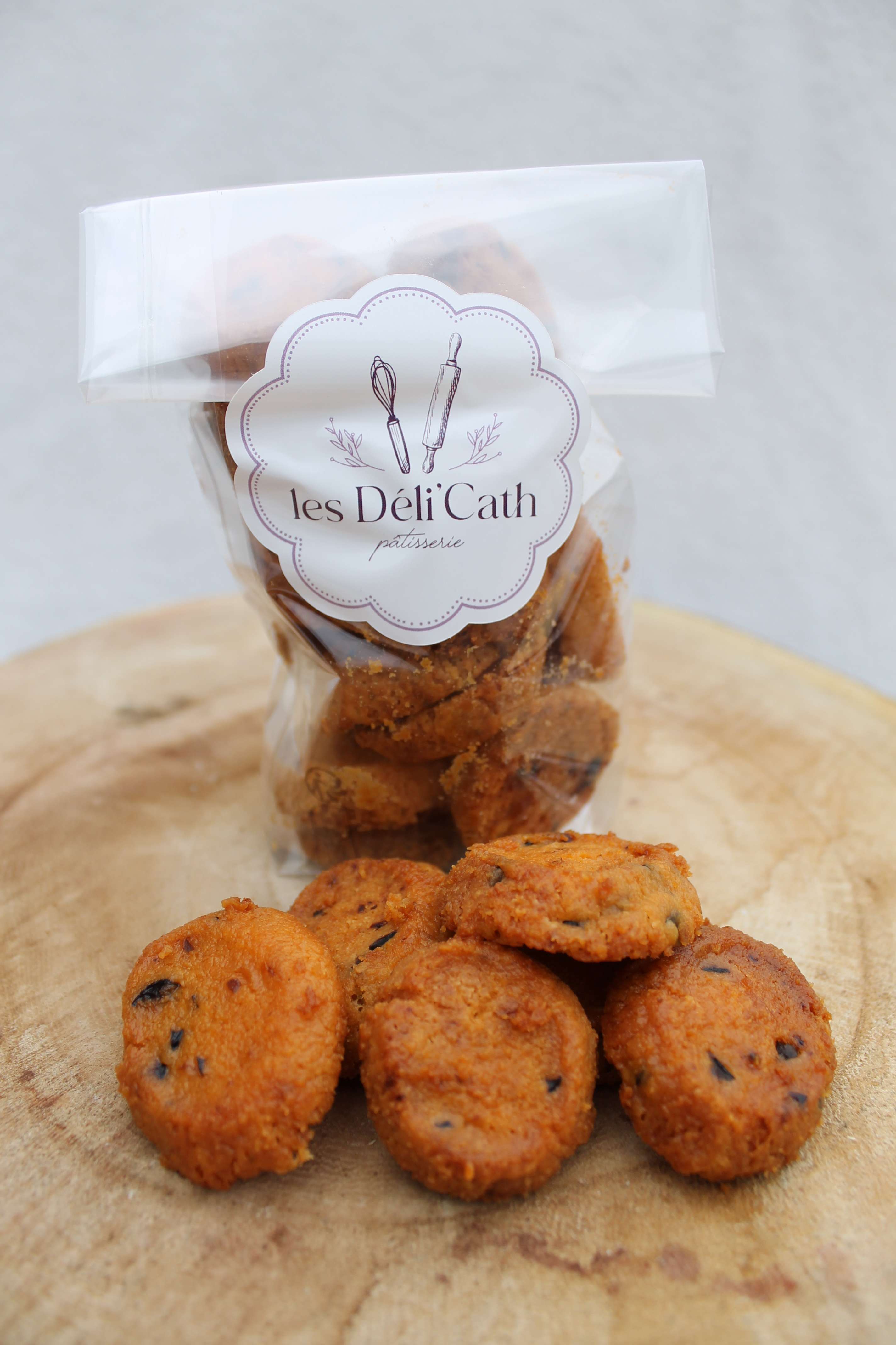 photo Sablés parmesan/tomates séchées/olives noires