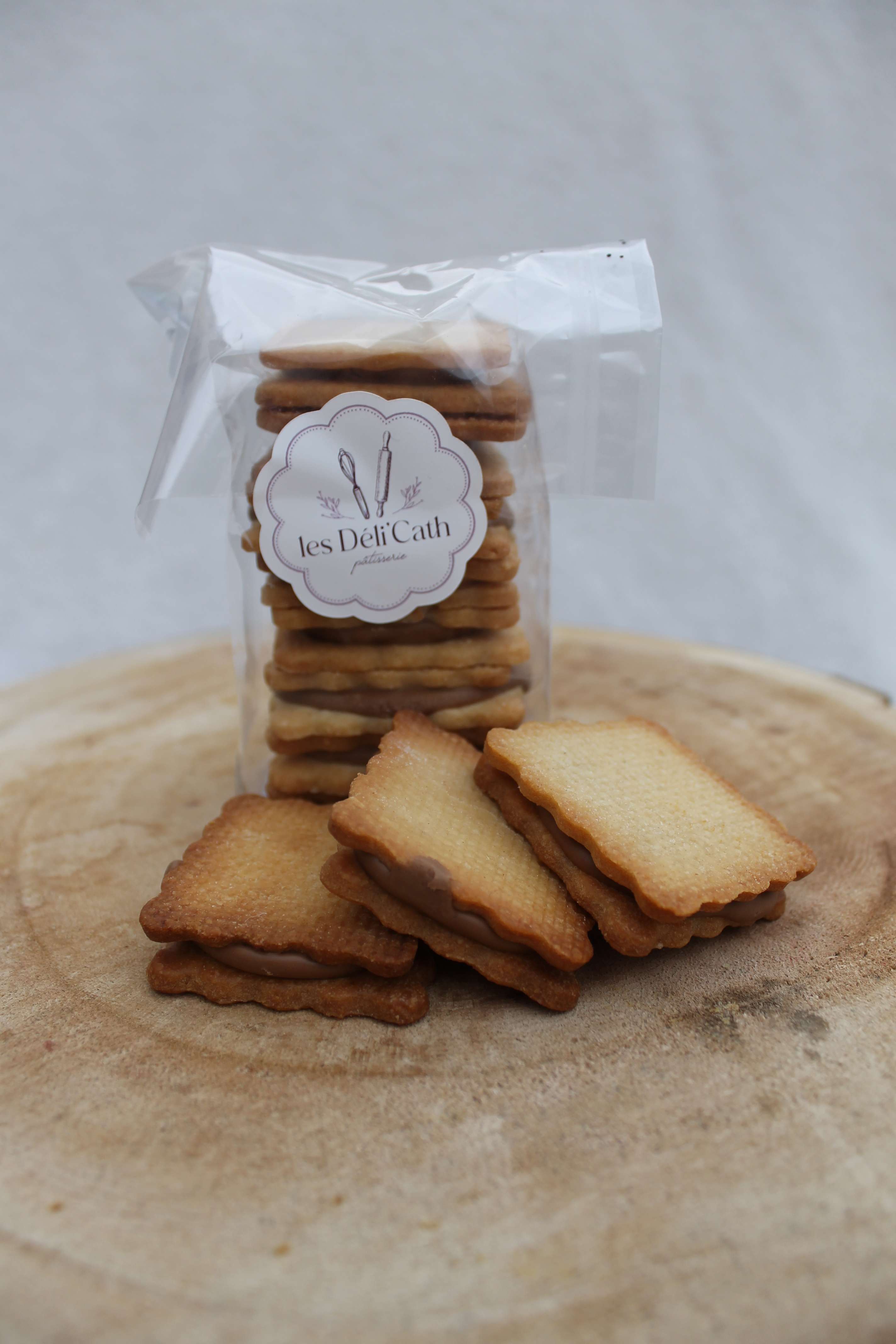 photo Sablés gianduja et caramel vanille